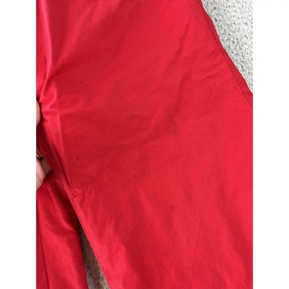 Vintage Polo Ralph Lauren Snow Pants Size‎ Medium x34.5 Red Cotton Down Filled